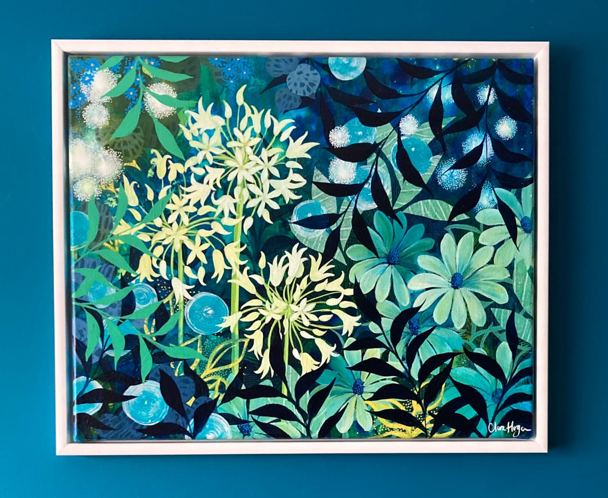 Lillian by Clare Hogan  Image: Evocative of a moonlit garden. 