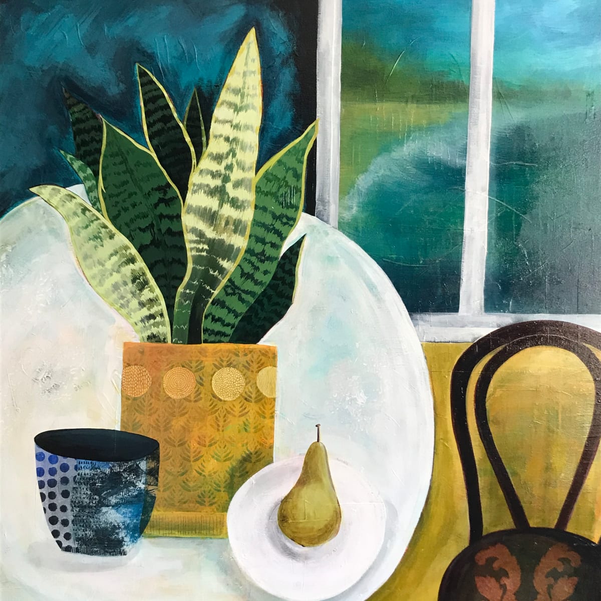 Inside on a rainy day by Clare Hogan 