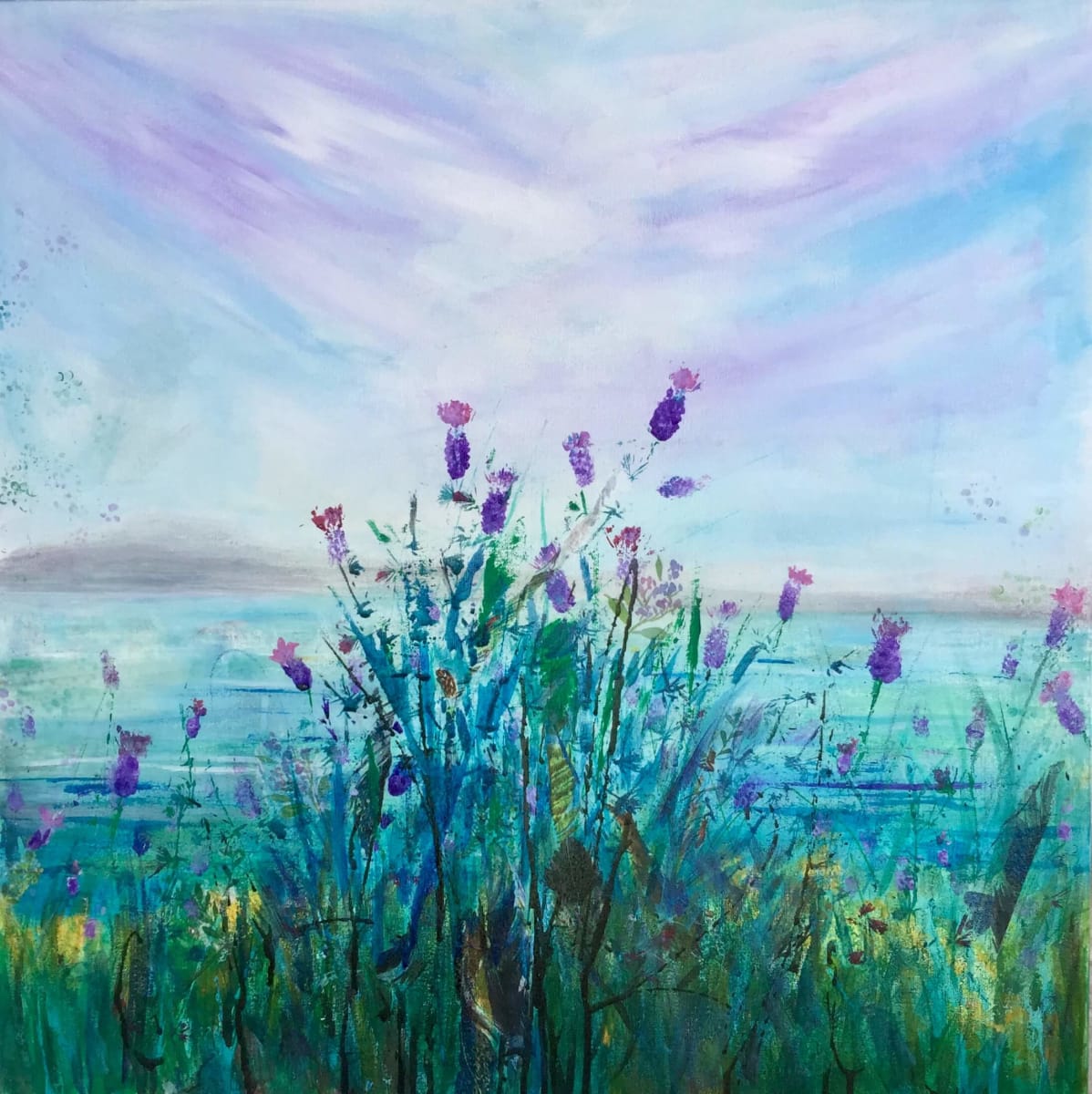 Lavender skies by Donna Dubock 