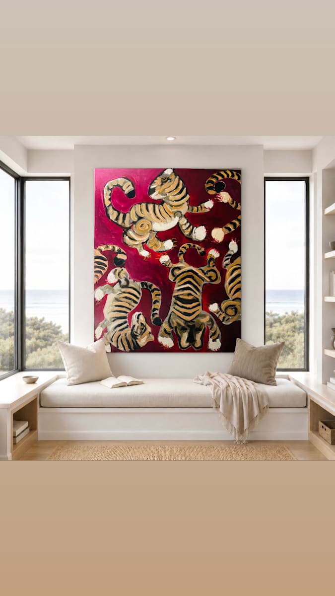 Big Cats by Rhonda Bell Studio, Image 2.