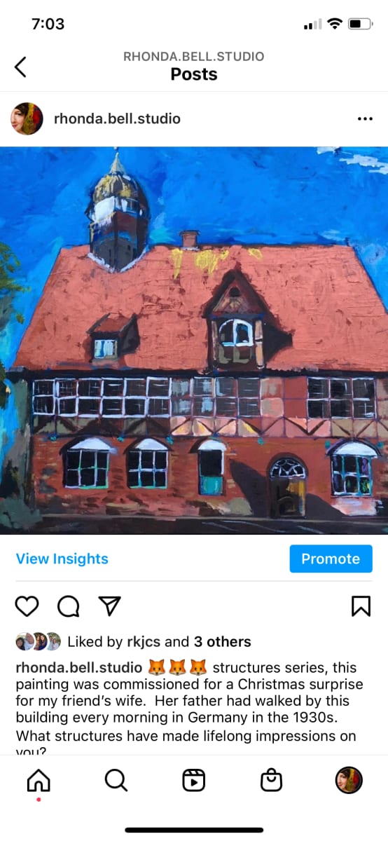 Strasburg by Rhonda Bell Studio 