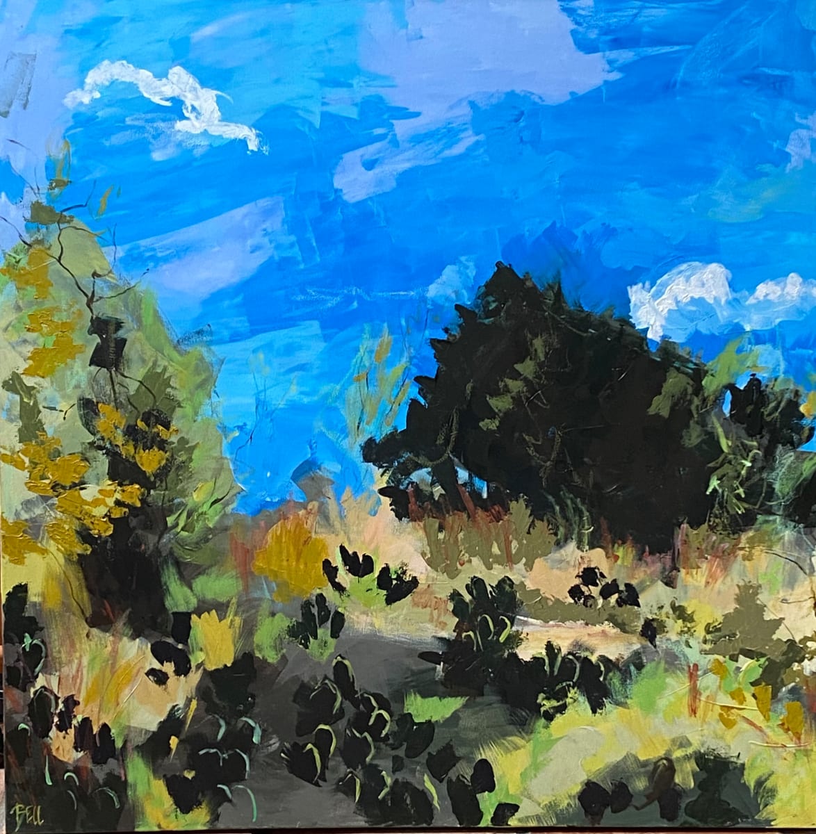 Cerulean Sky by Rhonda Bell Studio 