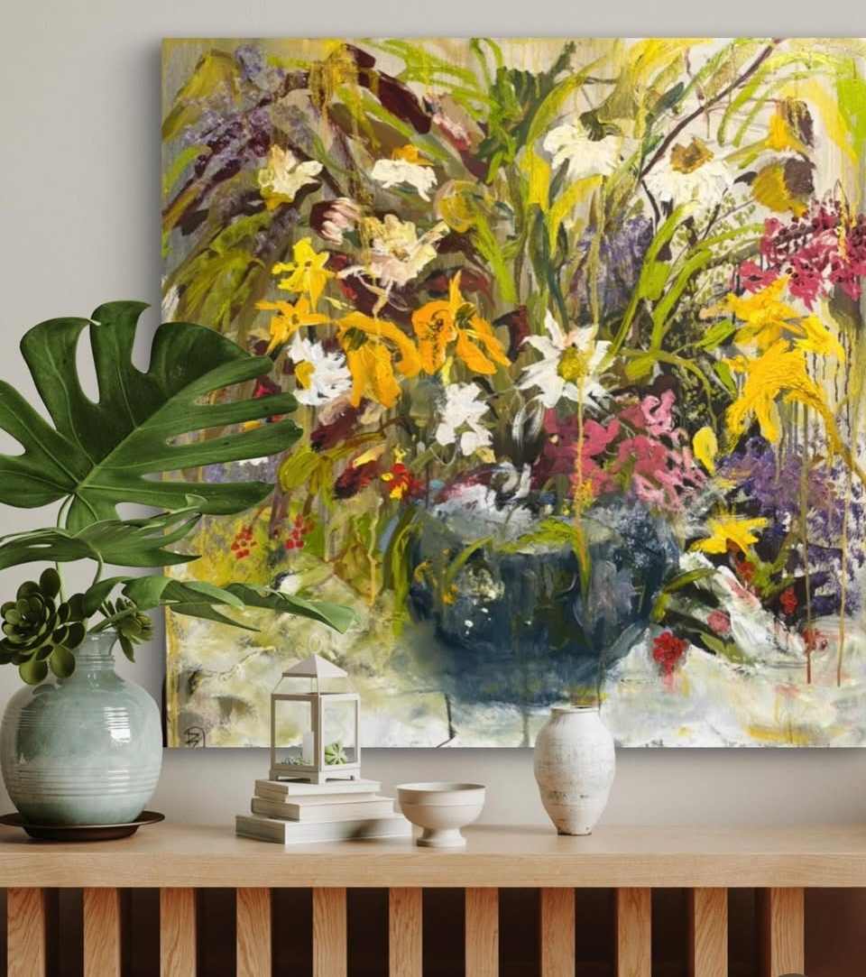 The Tulips Left the Party by Rhonda Bell Studio 