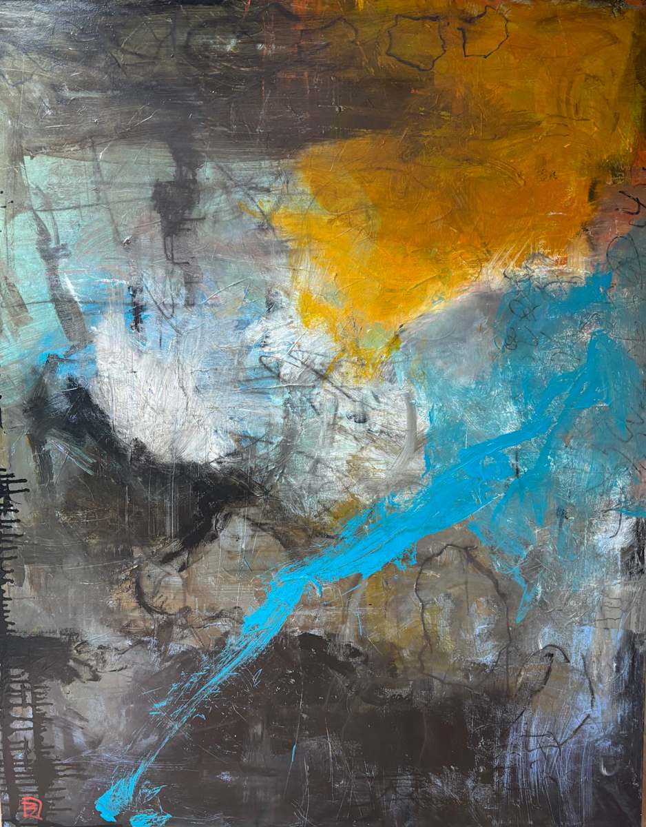 darkest turquoise by Rhonda Bell Studio 