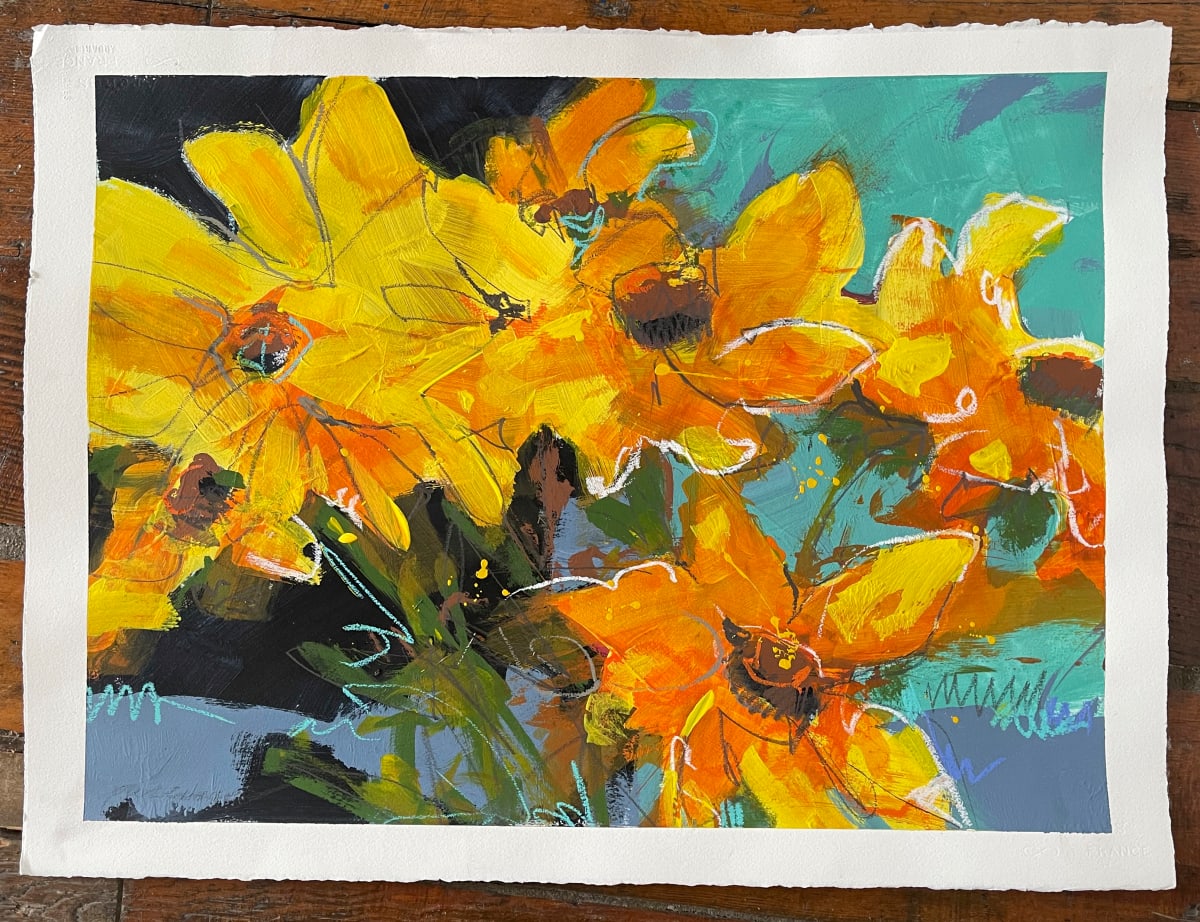 Golden Summer Blooms, Image 2.