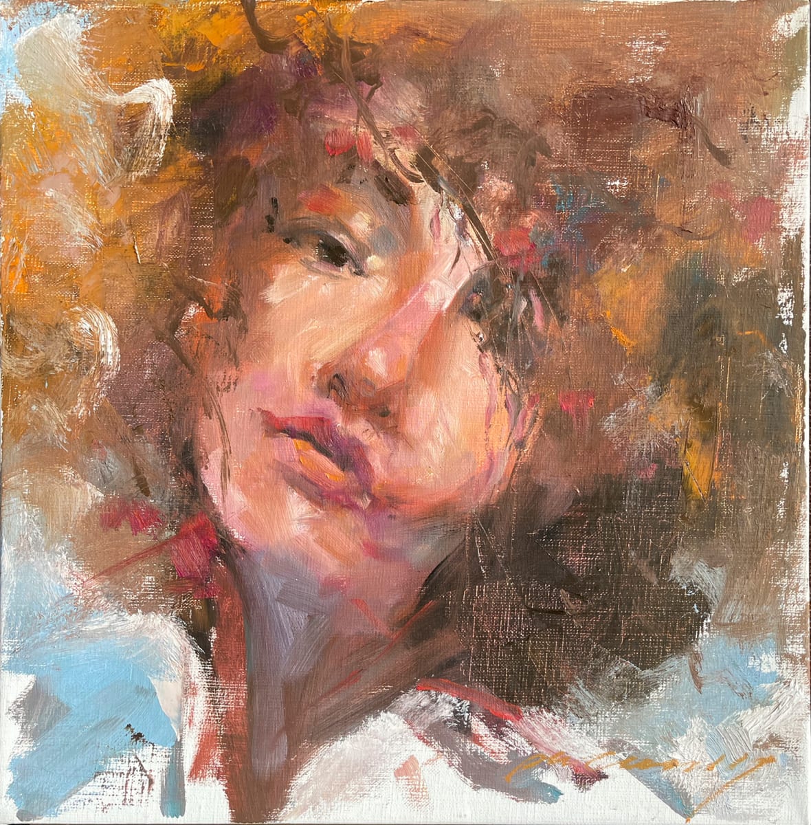 Veil of Curls by Patricia Canney, Image 1.