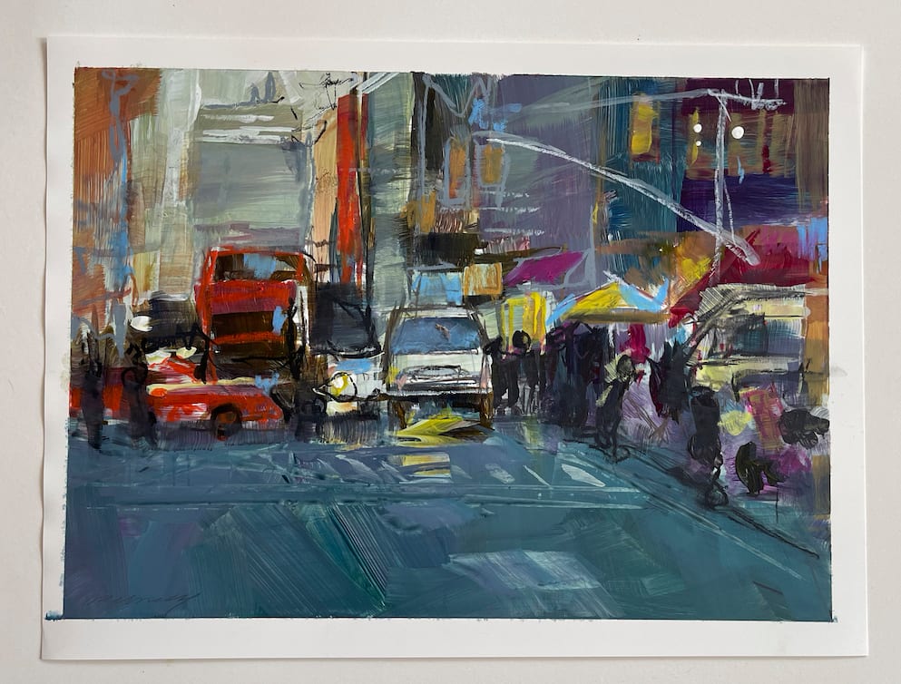 Street Action NYC by Patricia Canney 