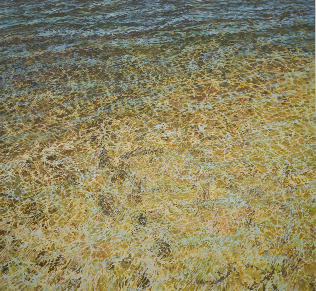 Bay Edge  Image: clear water....many layers.