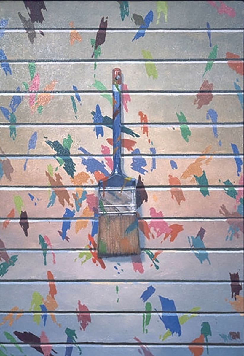 Brush on Wall 