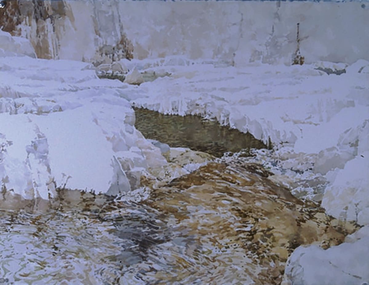Deep CreekV WC  Image: The photo makes the stone seem like snow.