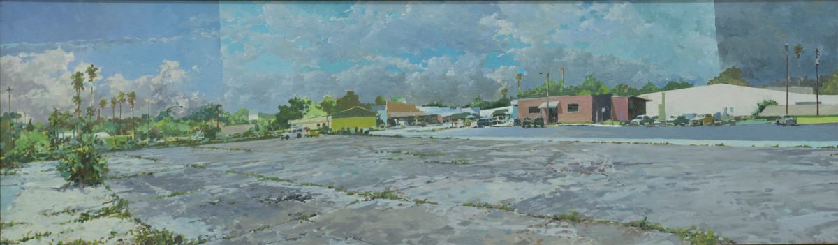 DOWN TOWN RUSKIN  Image: Painted onsite. Downtown Ruskin, my town.
