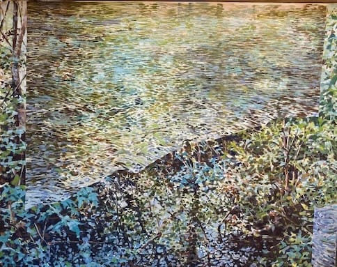 Proposal; DeLand Courthouse  Image: River on a river....This was a proposal, image is better than I have of the final painting.