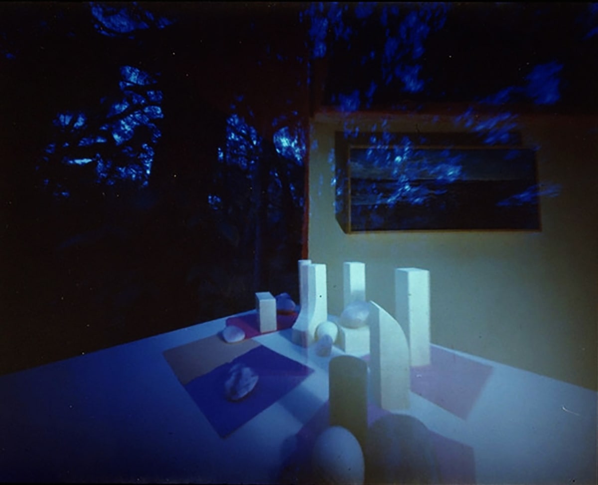 Cibachrome Pinhole 4  Image: Double Exposure, Cibachrome Film (Color positive!) in a pinhole box camera. Processed in a small bathroom.
