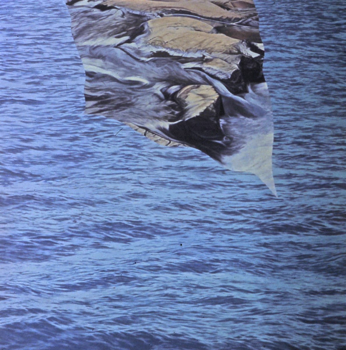 Sea Stream Flag  Image: A mountain stream, over a sea. Painted during a short sabbatical in California.

