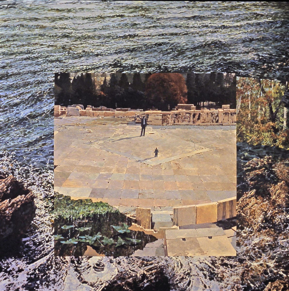 TheaterSeaWoods by Bruce Marsh  Image: A Greek theater in Athens, with Nathan as a toddler and I.