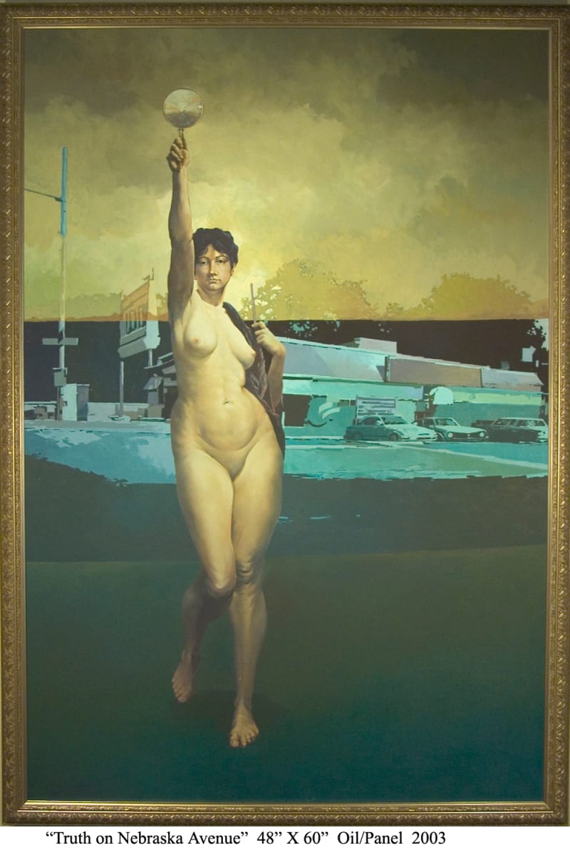 SEARCHING FOR TRUTH, NEBRASKA AVENUE by Bruce Marsh  Image: A hopeless effort.