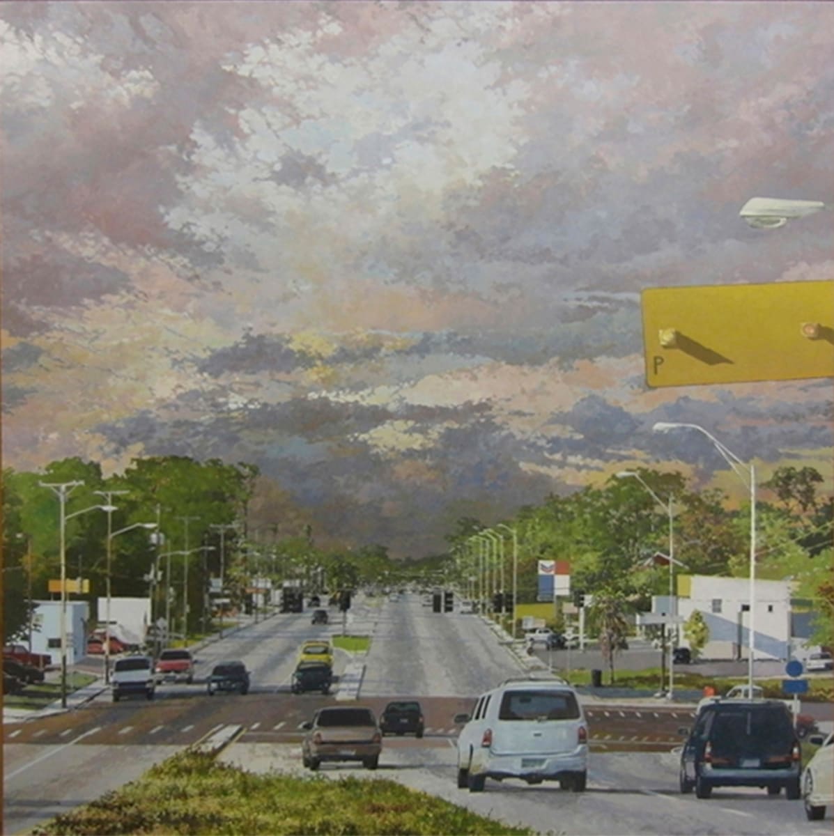 US 41 Ruskin Road? by Bruce Marsh  Image: US41 Ruskin. Collection of Raymond James Investments. Tom James has collected a number of my paintings, since 1968!! There is one in the James Museum of Western Art, St. Petersburg.