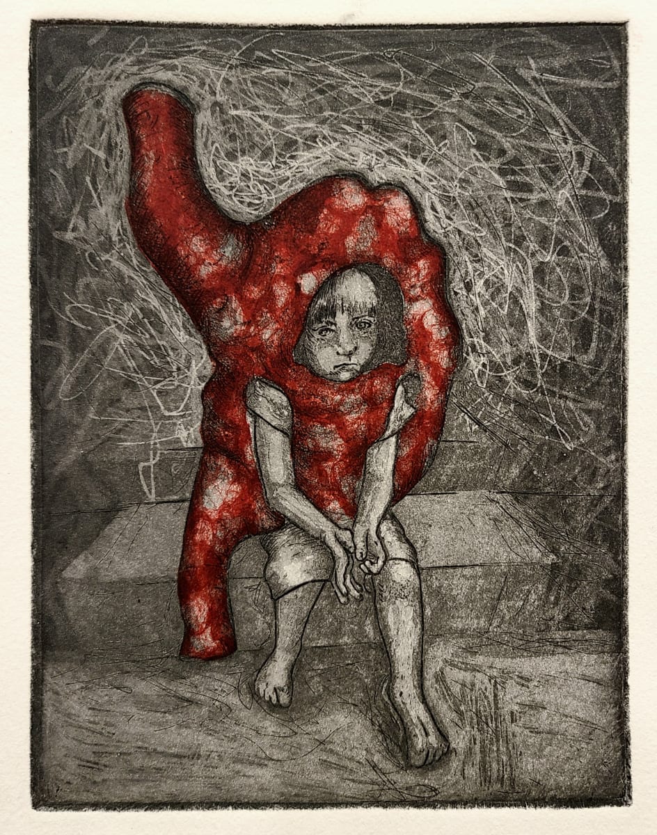 Stomach ache by Stacia Lake 