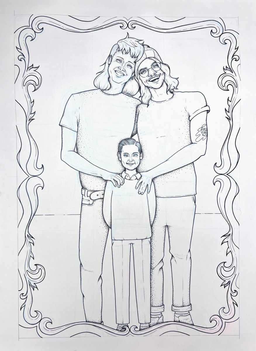 Family Portrait (with Tobey Maguire) by Tyler Johnson 