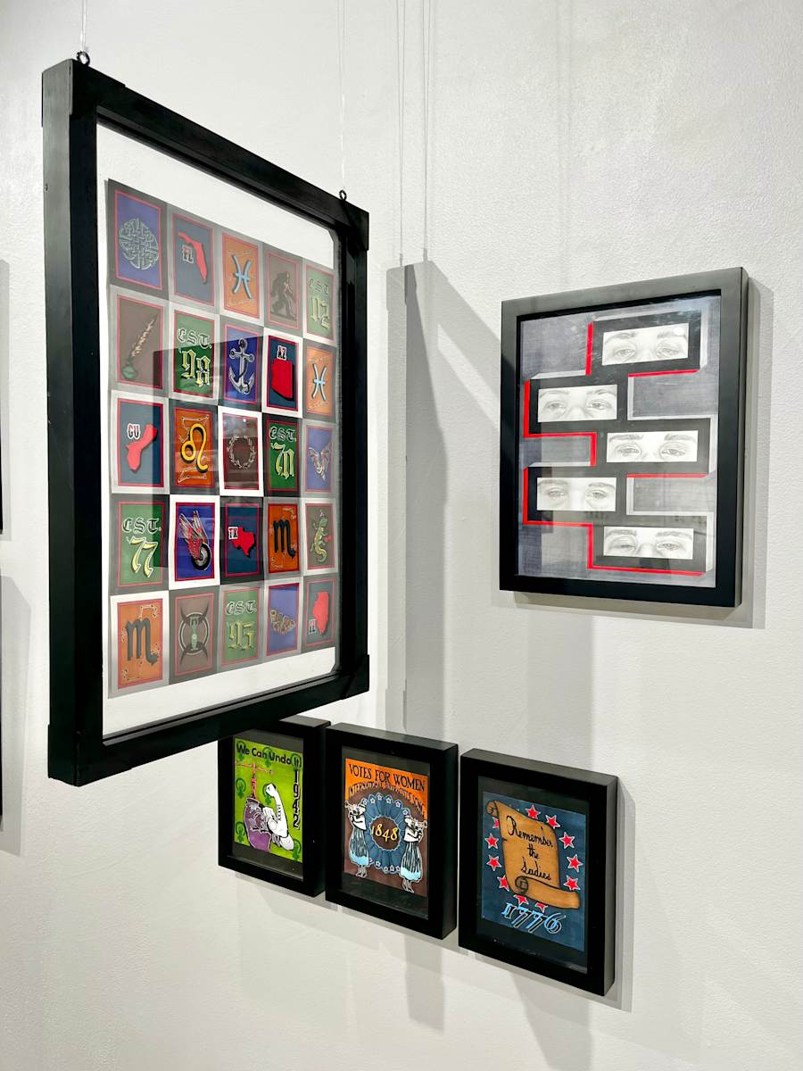 Interconnected by Troian Fresia  Image: Gallery view of Troian Fresia's "Interconnected", 2024, installation, 34.5 x 37 x 19.25 in.
