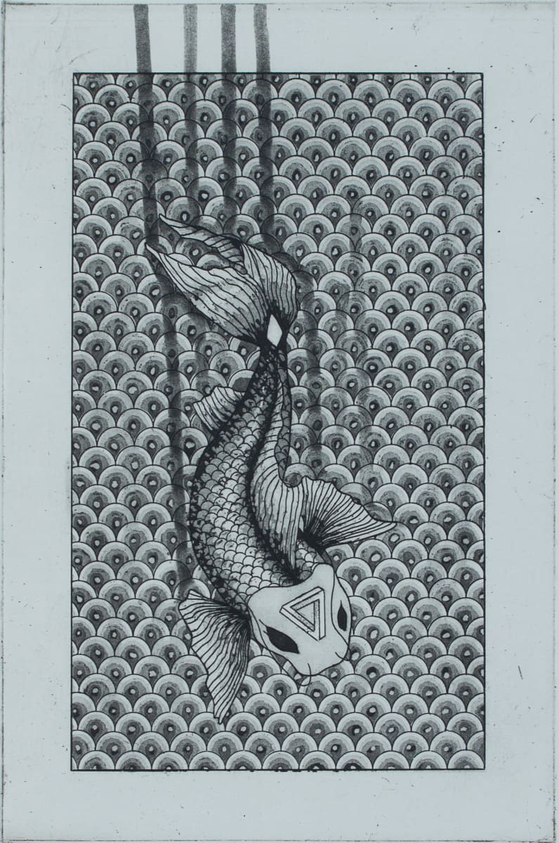 Koi in Black by Jeffrey Lara, Image 1.