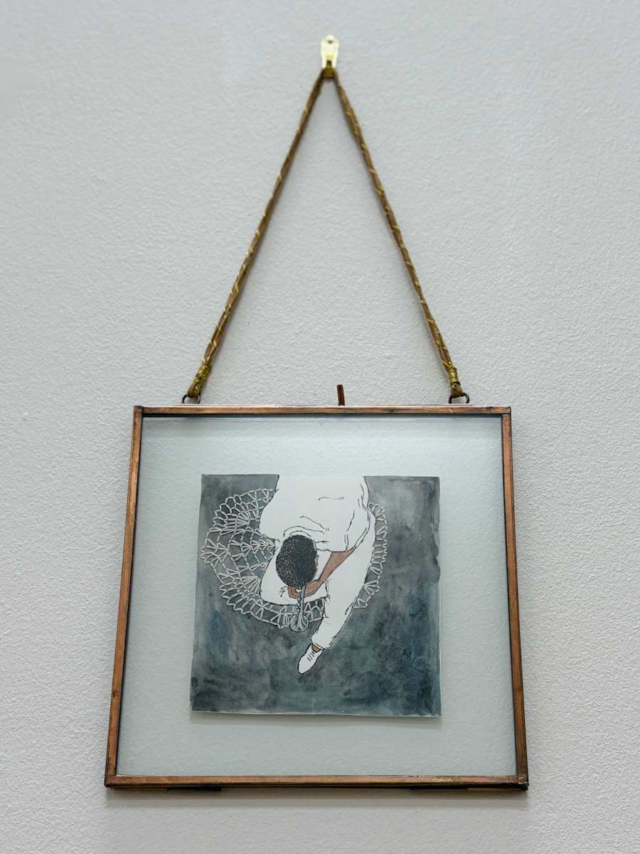 Esquinas by Anna Sedie  Image: Installation view of "Esquinas" by Anna Sedie from the "ACC Community Art Show, 2025."