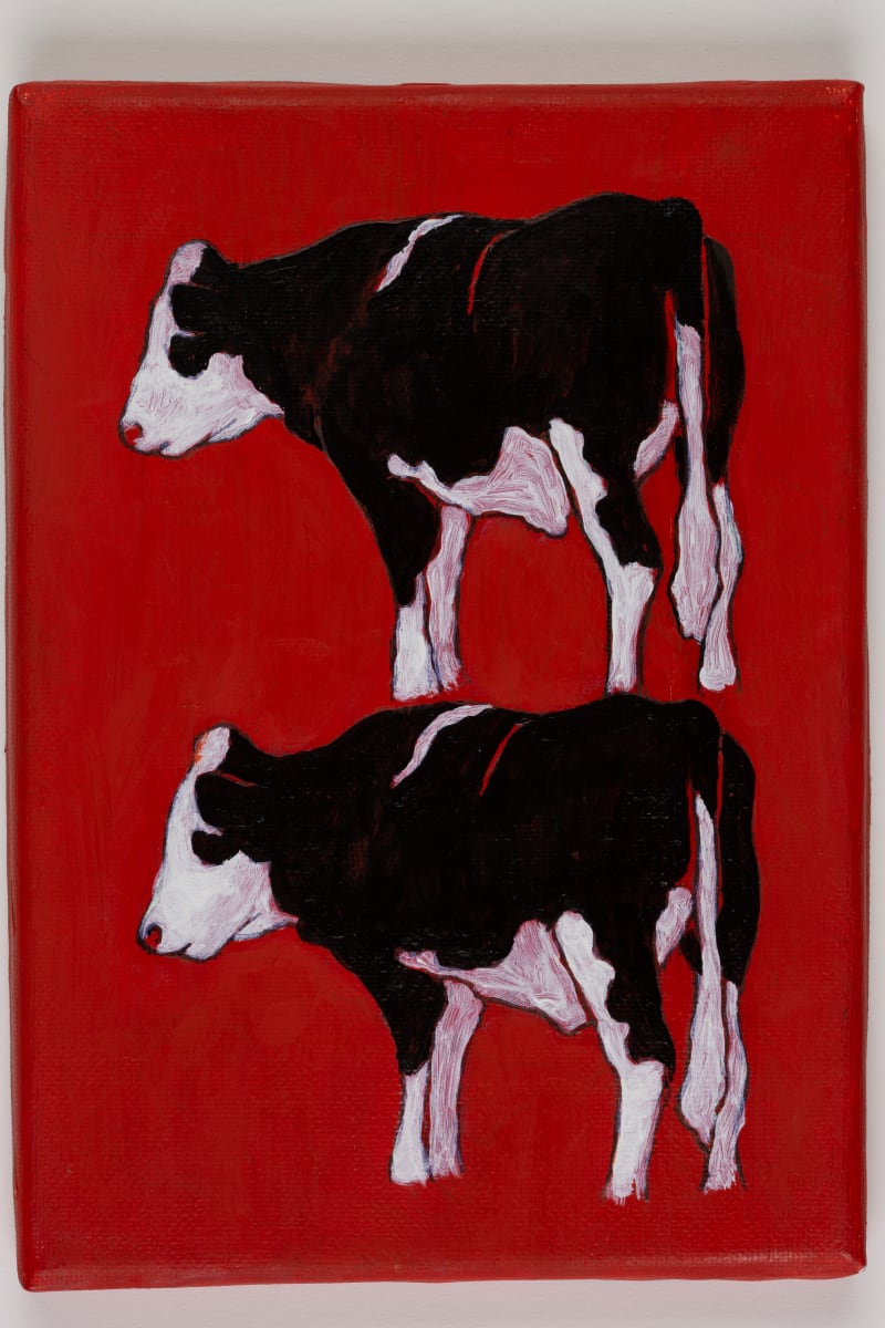 Standing Cows by Anna Riedlinger 