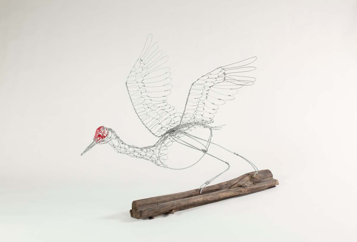 Leaping Crane by Irene Tokareva, Image 2.