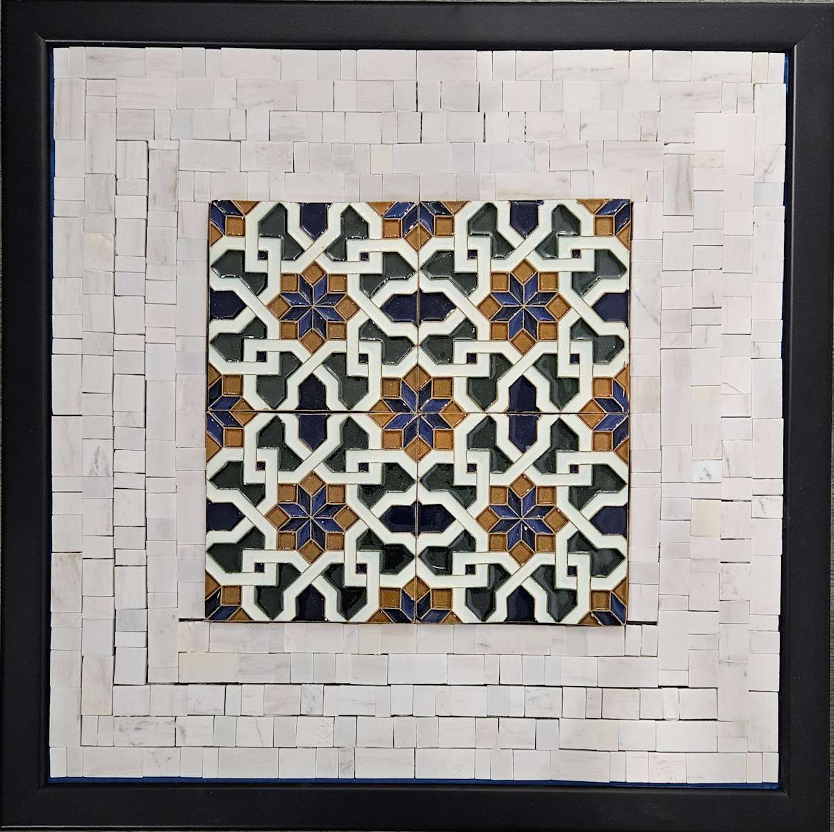 Four Spanish Tiles by Pam Farris, Image 1.