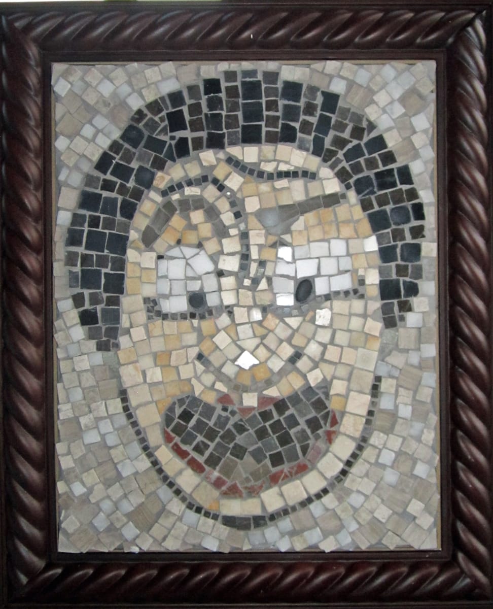 Greek Tragedy Mask by Pam Farris 