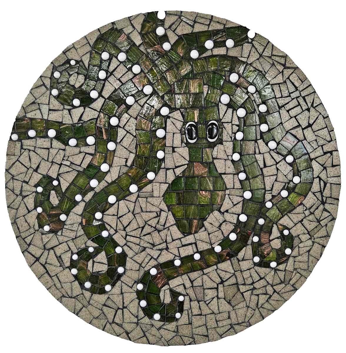 Greek Octopus- Dk. Green by Pam Farris, Image 1.