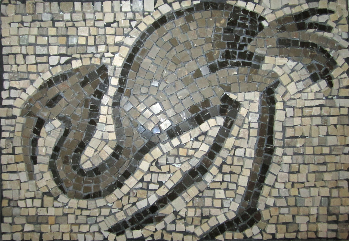 Bird Mosaic from Great Palace Museum by Pam 
