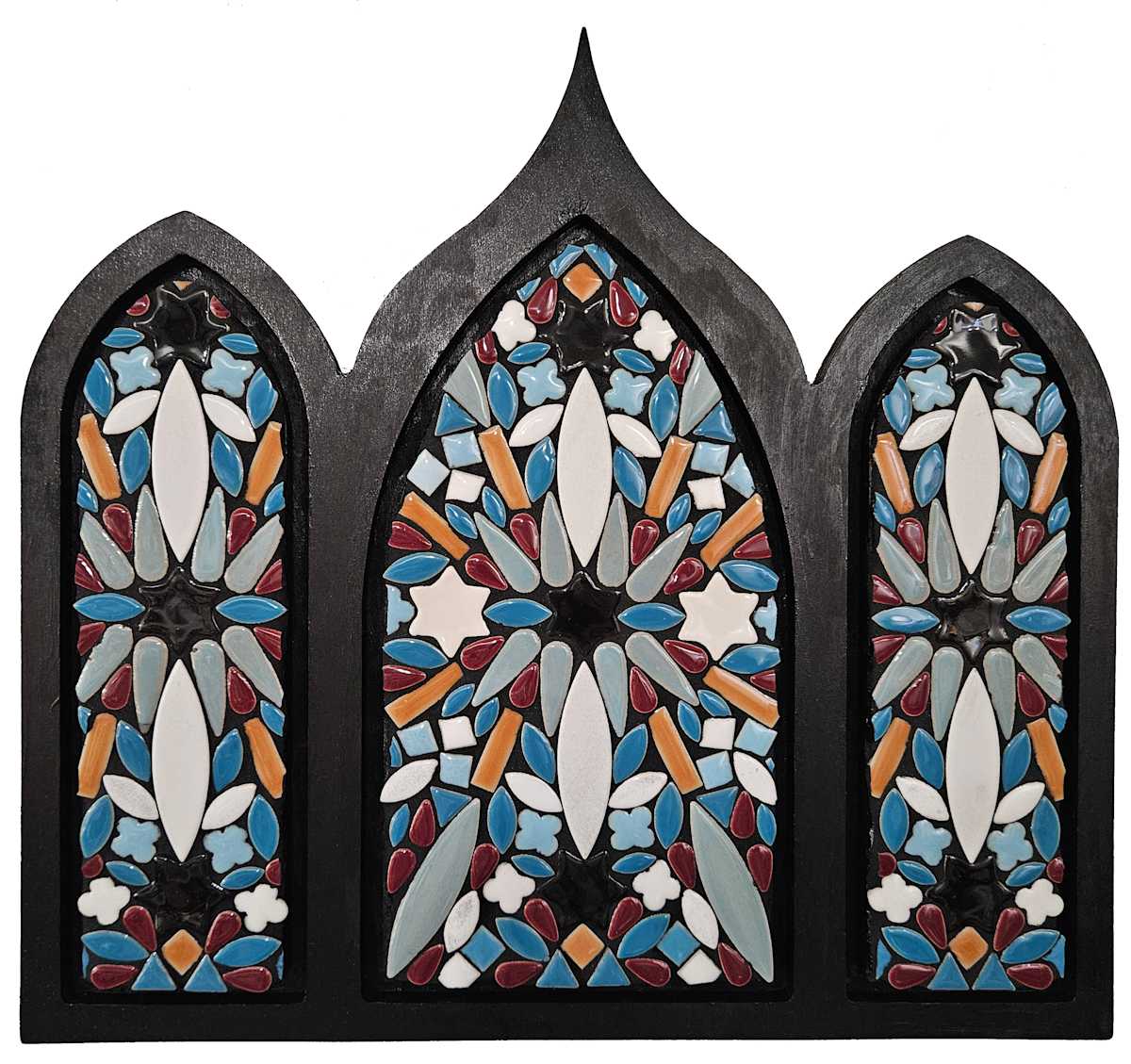 Triptych Arch Zellige by Pam Farris, Image 1.