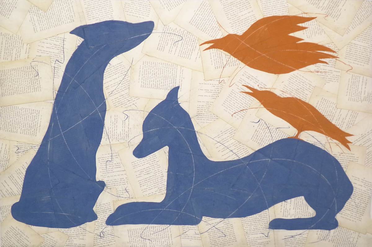 Blue Dogs by Louise Laplante 