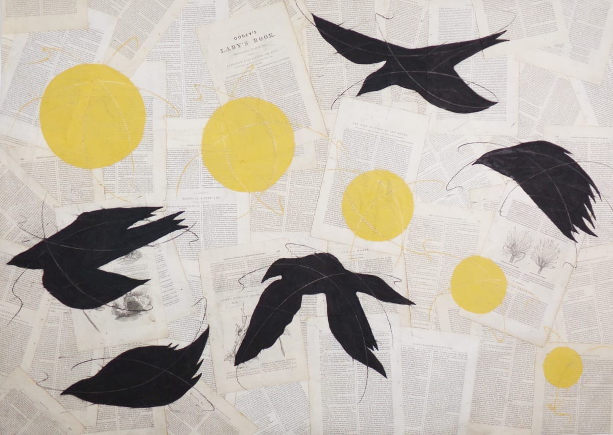 Godey's Birds of the Setting Suns by Louise Laplante  Image: Godey's Birds of the Setting Suns