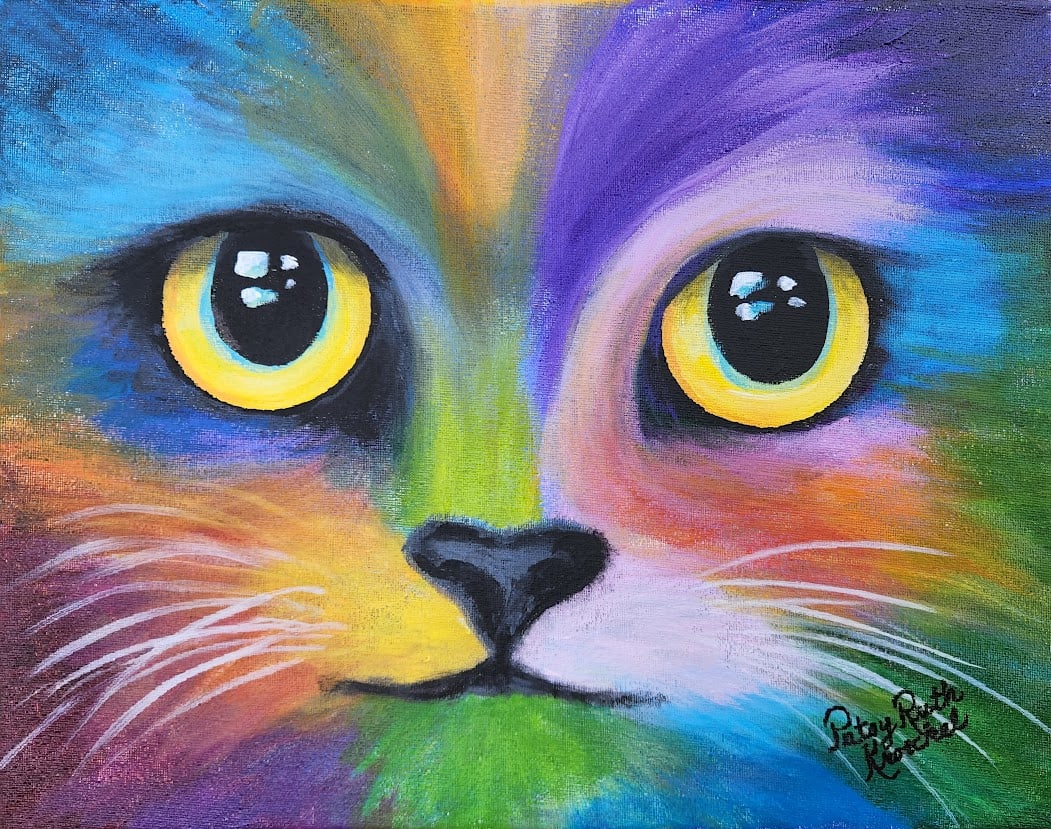 Kolorful Kitty by Patsy Ruth Kroeckel 