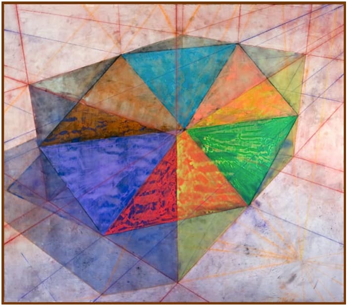 Hexagon In A Box by Ronald Davis 