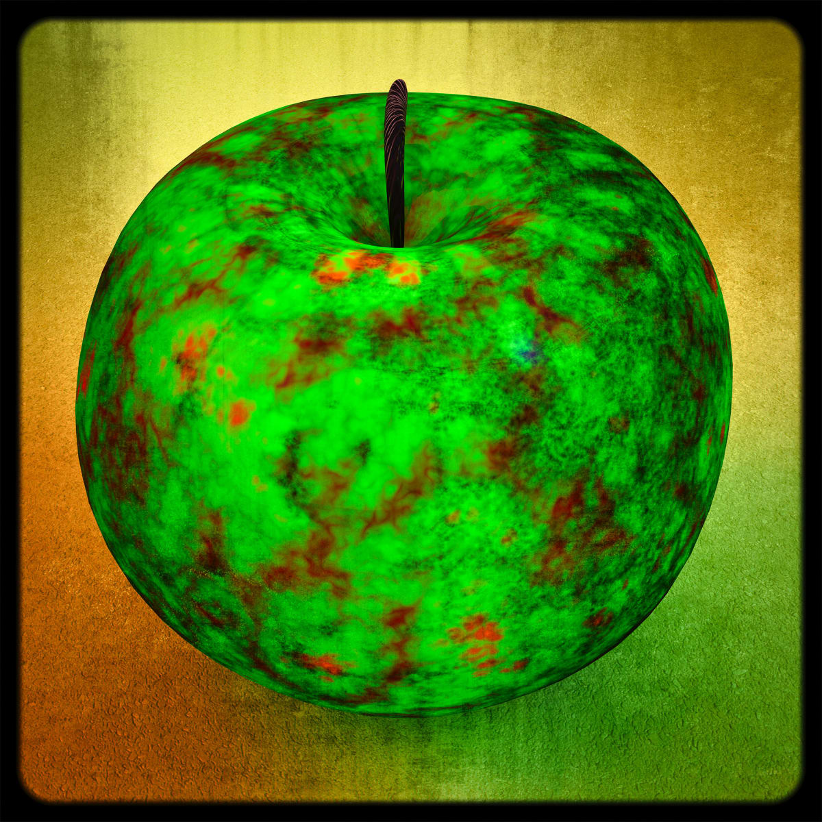Green Apple, 2020 by Ronald Davis 
