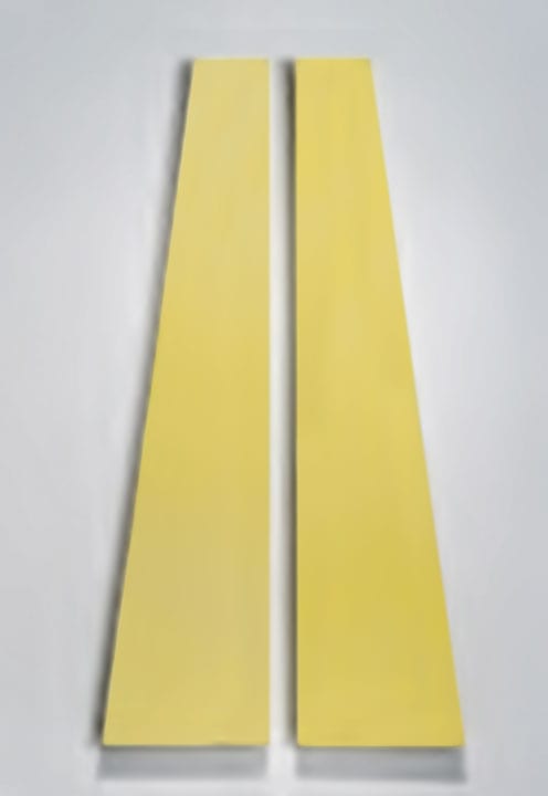 Tall Yellow 1965 by Ronald Davis  Image: Tall Yellow, 1965. Monochromatic Series.