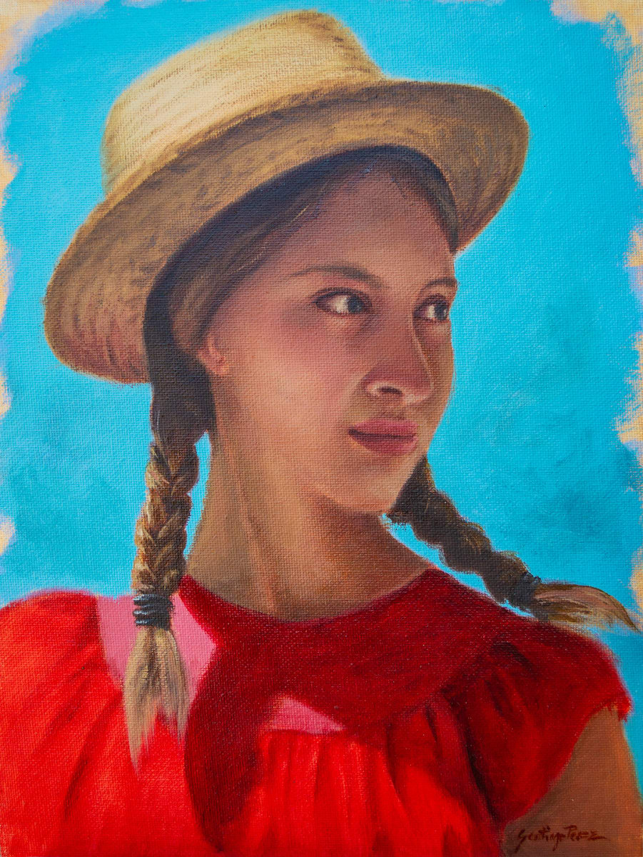 Young Cuban Girl by Santiago Perez 