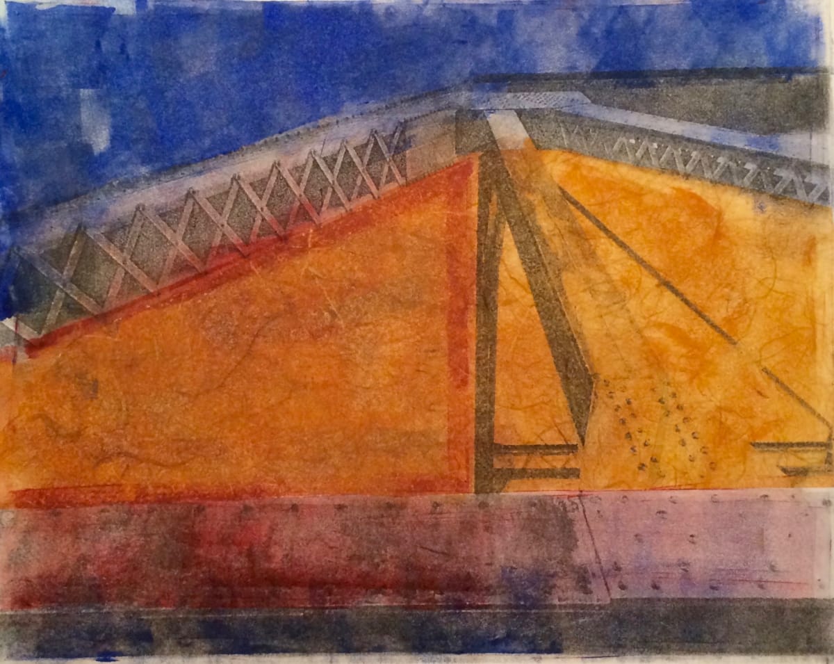 Urban Series Monoprint,  08082016-6 by Harry Utter 