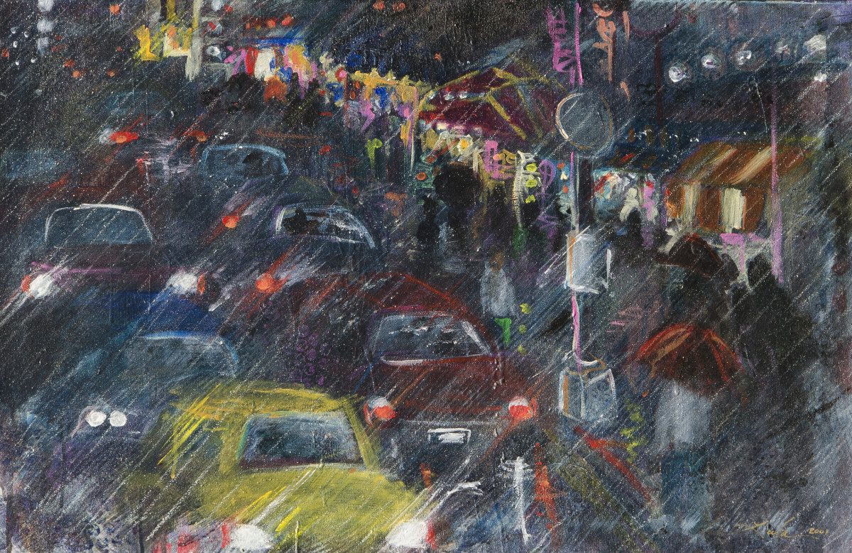 Rush Hour Rain by Leela Payne 