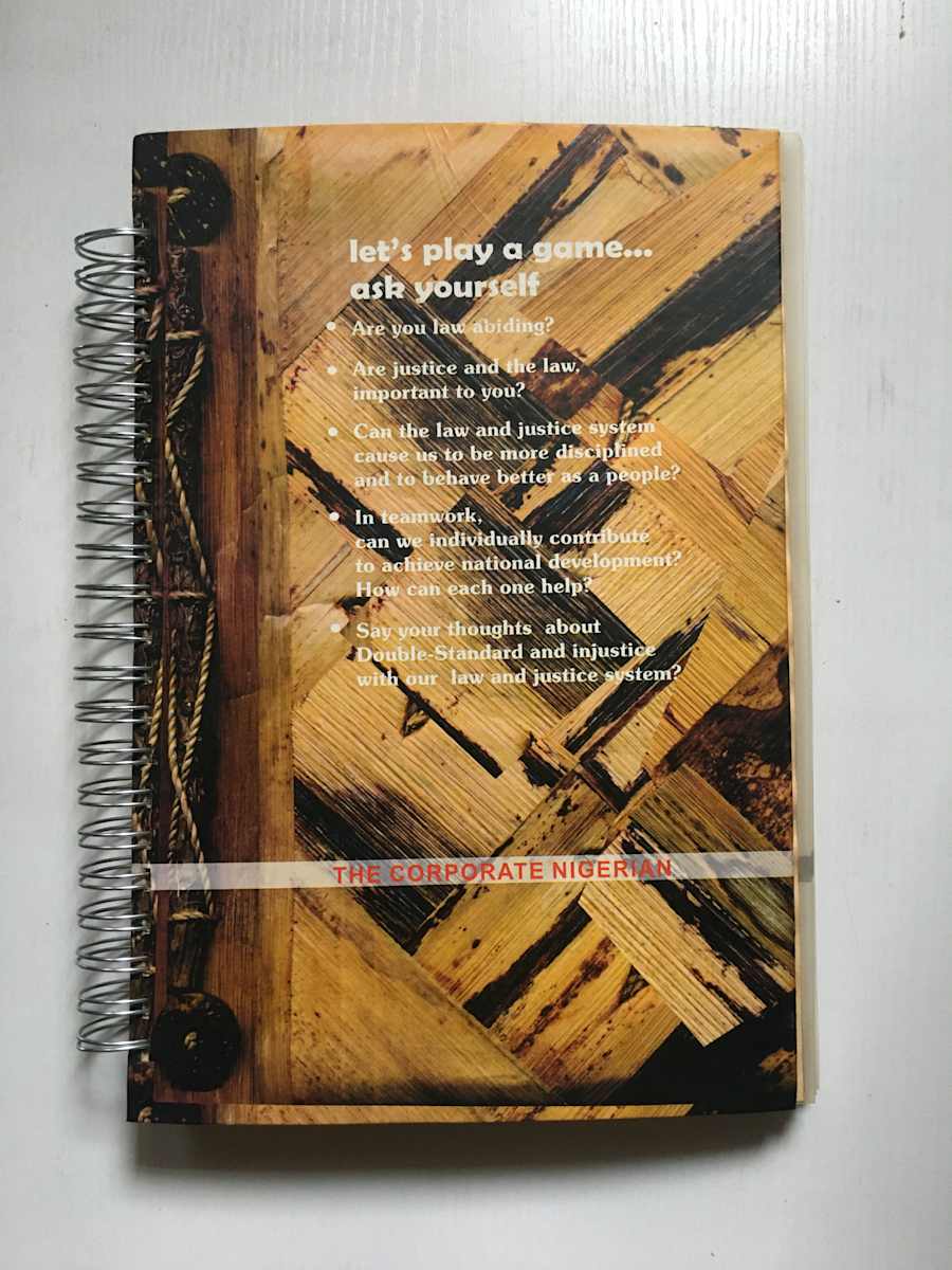 Artist Book: Ask Yourself IV by Amarachi Okafor (Orie) 