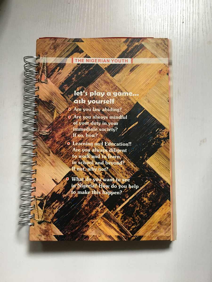 Artist Book: Ask Yourself III by Amarachi Okafor (Orie) 