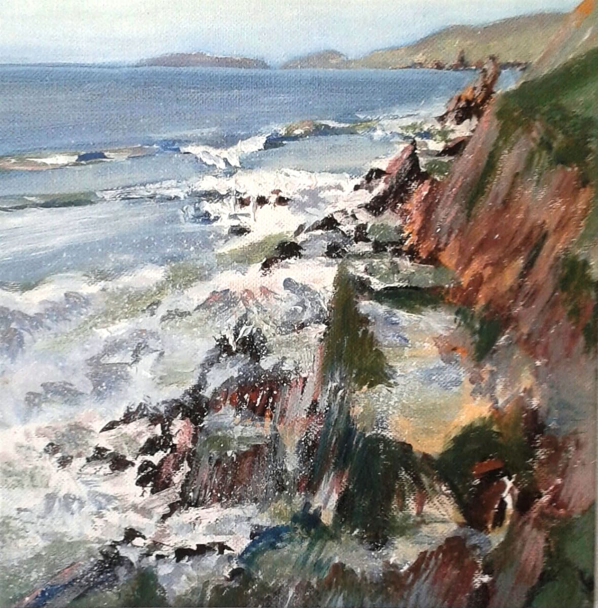 DUNQUIN COAST , EIRE by Catherine Stringer  Image: All artwork available as Giclee PRINTS to your specification (i.e size/base required) minus frames.

Price  relative to size and base chosen: paper or canvas.