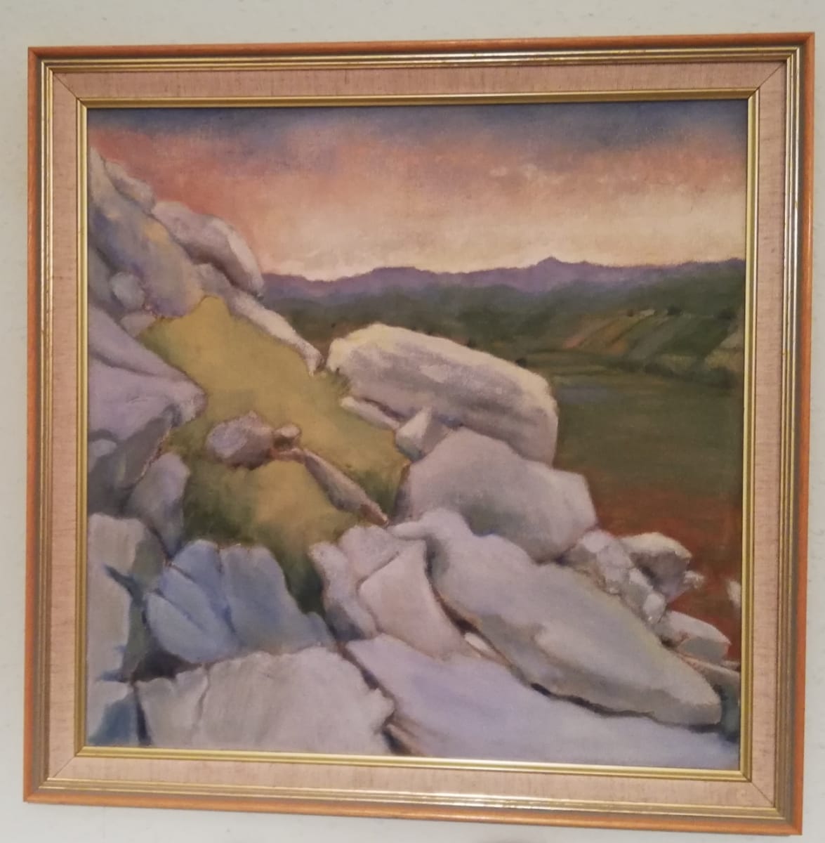 PENISTONE CRAG  Image: All artwork available as Giclee PRINTS to your specification (i.e size/base required) minus frames.

Price  relative to size and base chosen: paper or canvas.