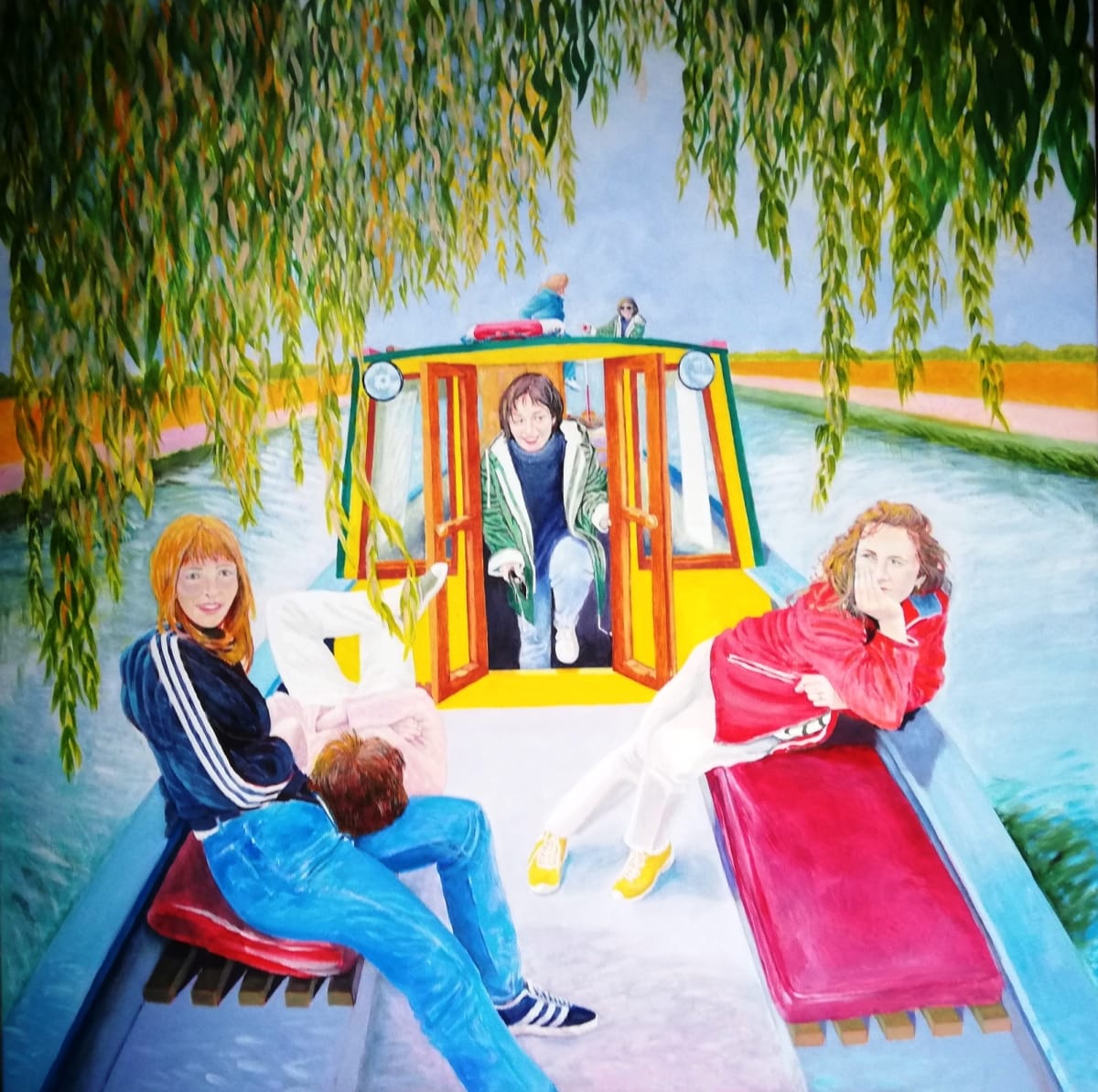 Willow boat by Catherine Stringer 