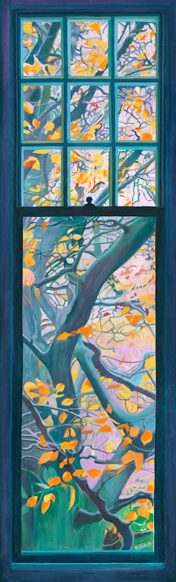 Victorian window with Beech, Image 2.