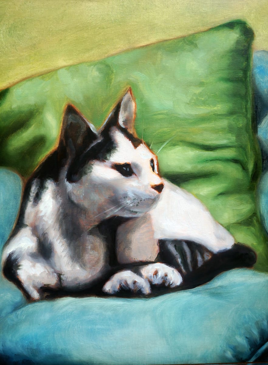 Cozy Cat by Angee Montgomery 