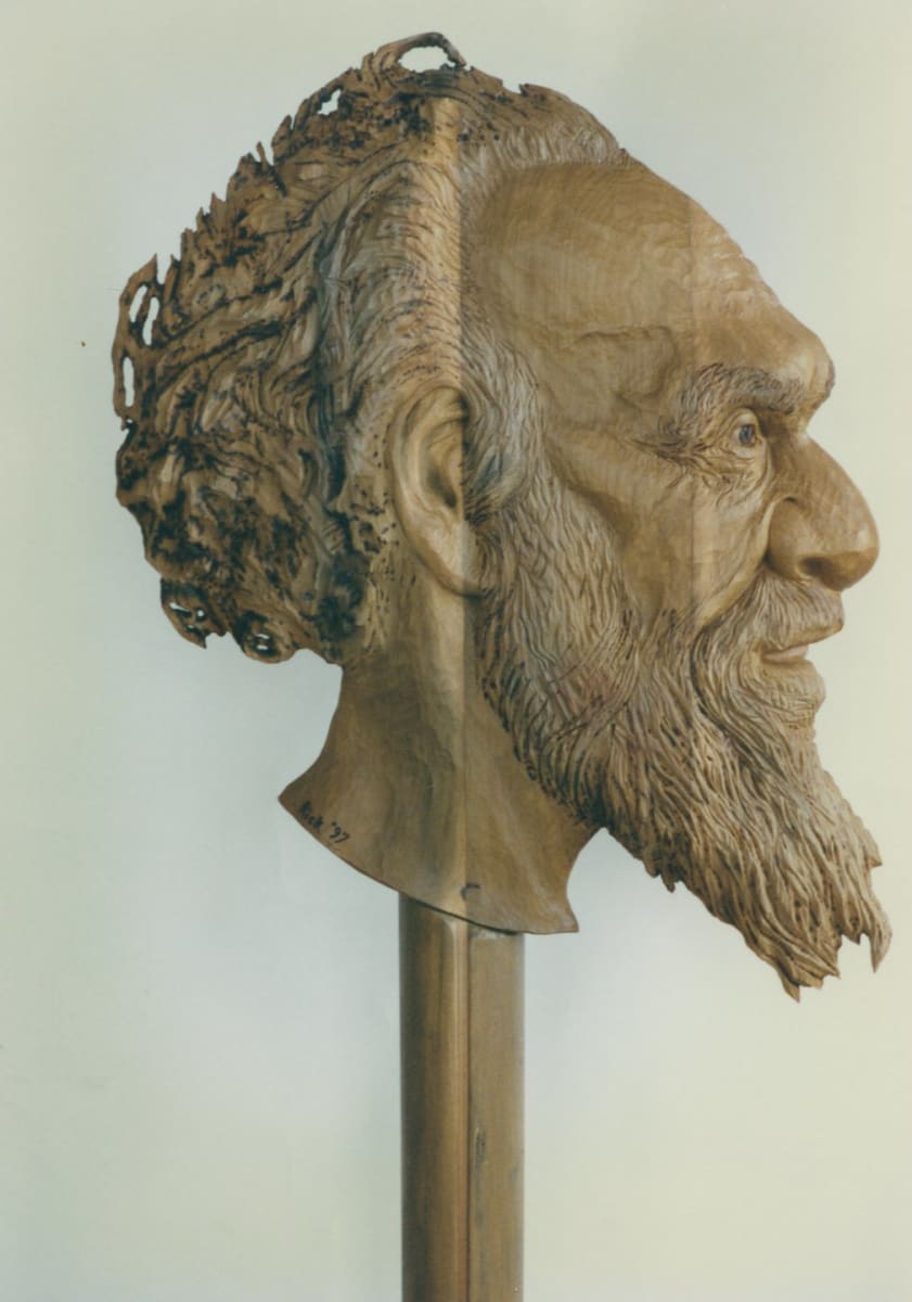 Aborigine Head Study by Rick Harney, Image 1.